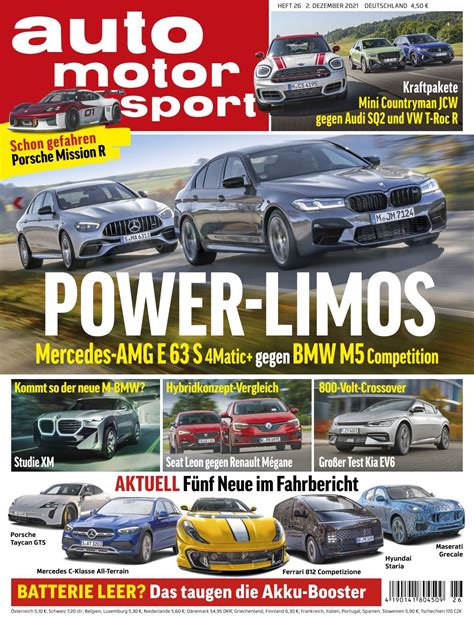 Auto Motor und Sport Ausgabe 26/2021 | Jetzt auf YUMPU lesen