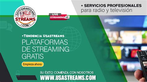 Plataformas de streaming GRATIS – USAstreams