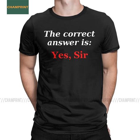 Yes Sir BDSM Men T Shirt Dominant Submissive Slave Play Submission ...