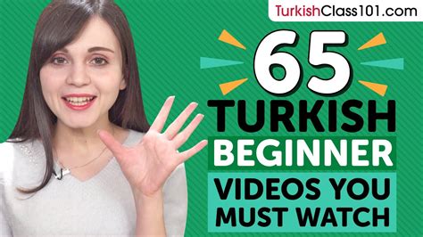 Learn Turkish: 65 Beginner Turkish Videos You Must Watch - YouTube