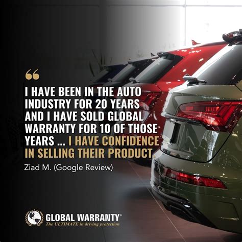 Global Warranty on LinkedIn: We're very grateful to hear this, Ziad ...