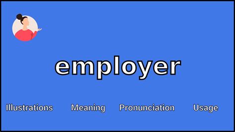 EMPLOYER - Meaning and Pronunciation