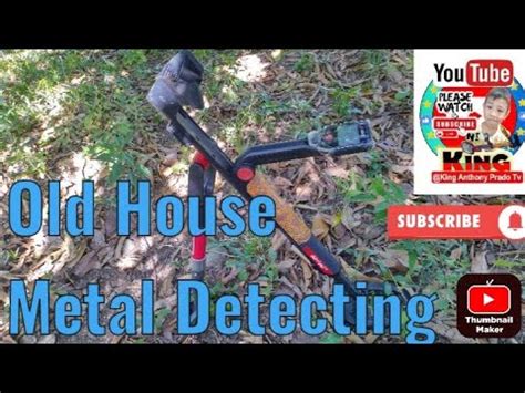 Old House Metal detecting found a coin and relics - YouTube