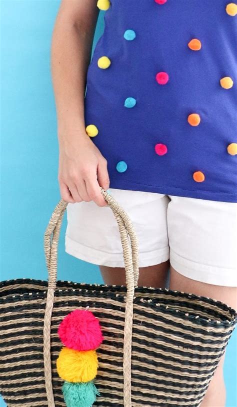 DIY Pom Pom Shirt » Lovely Indeed