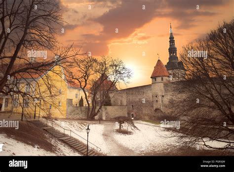 picturesque and very beautiful photos of Tallinn Stock Photo - Alamy
