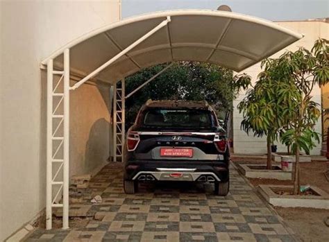 Dome Car Parking Shed Fabrication, Paint Coated in Bhavnagar