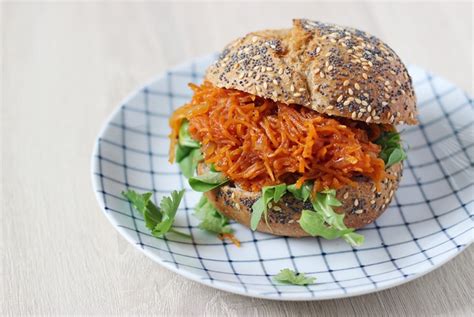 Pulled Carrot Sandwich - Mango and Salt
