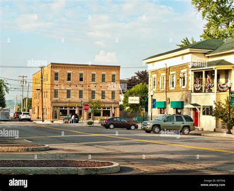 the small village of Liverpool, New York in summertime Stock Photo - Alamy