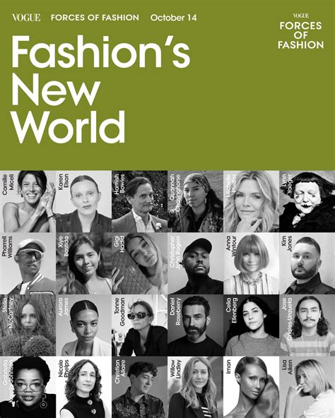 Vogue’s Forces of Fashion Lineup Announced, Featuring Kim Jones ...