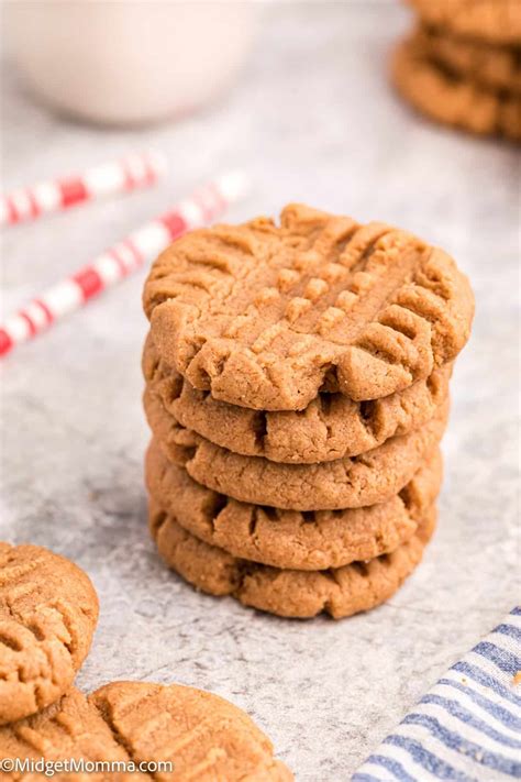 Easy Peanut Butter Cookies Recipe (Only 3 Ingredients) • MidgetMomma