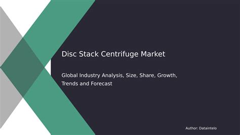 Disc Stack Centrifuge Market Report | Global Forecast From 2025 To 2033