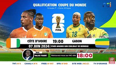Eliminatoire Coupe du Monde 2026 - Zone Afrique : suivez le match Côte ...