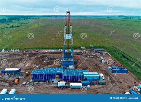Drilling Rig for Oil Well Drilling. Equipment for Drilling Oil a Stock ...