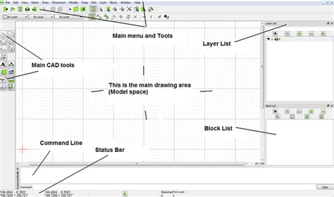 LibreCAD Quick Start Guide/LibreCAD Screen - LibreCAD wiki