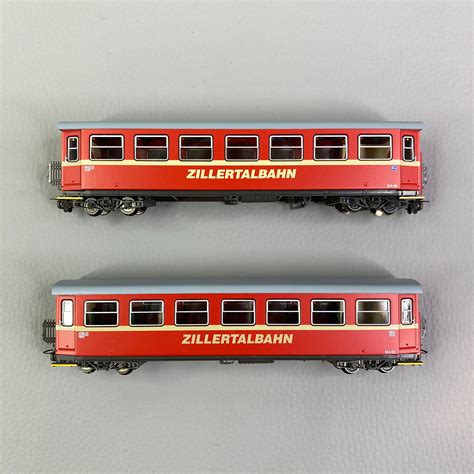 2 voitures de tourisme B4, Zillerbahn - ROCO 34049 - HOe