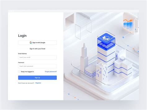 Cityscape Login UI Design