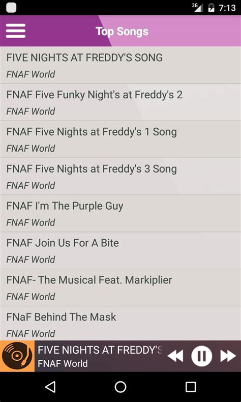 FNAF All Songs Mp3 APK for Android Download