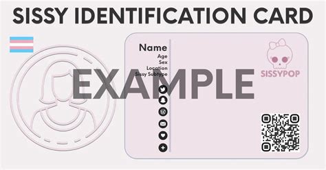 Sissy ID Card - Custom Sissy ID - PNG Digital Download, Sissy - Femboy ...