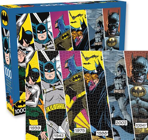 DC Comics Batman Timeline - 1000 Piece Jigsaw Puzzle by Aquarius ...
