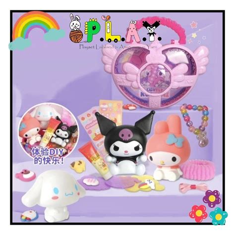 PLAY Sanrio Kuromi Makeup & GooKa Set Sanrio Art & Craft Cinnamoroll ...