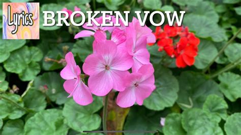 BROKEN VOW WITH LYRICS - YouTube