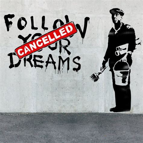 Banksy Follow Your Dreams STENCIL, Huge Life Size, Paint Your Own ...