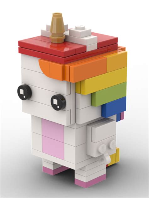 LEGO MOC Brickheadz Unicorn by Nicole1 | Rebrickable - Build with LEGO