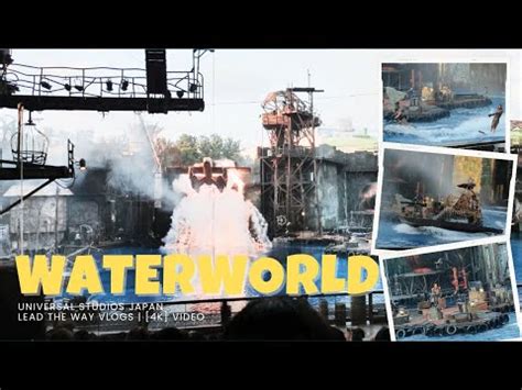 Waterworld fight scene live action gunfire boats jet ski plane guns ...