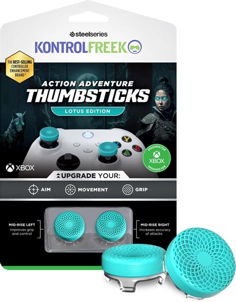 KontrolFreek FPS Freek Galaxy Purple for Xbox One and Xbox Series X Controller | 2 Performance Thumbsticks | 1 High-Rise, 1 Mid-Rise | Purple