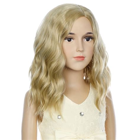 RightOn Blonde Wig for Kids Children Short Wavy Curly Blonde Bob Wigs ...