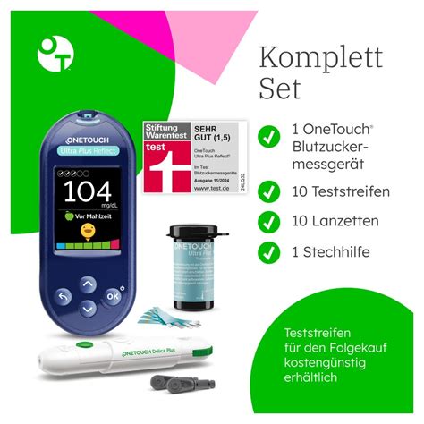 OneTouch Ultra Plus Reflect® Blutzucker-Messgerät (mg/dL) 1 St günstig ...