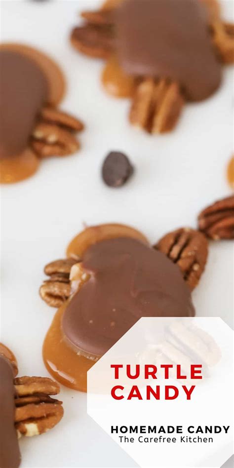 Homemade Turtles Candy Recipe - The Carefree Kitchen