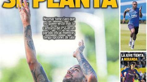 La portada del diario Sport (01/08/2019)