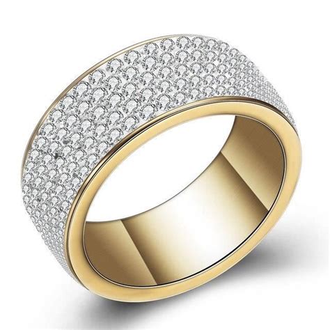 Modyle – bague de mariage en acier inoxydable pour hommes et femmes 4 ...