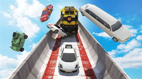 RAMP CAR STUNTS IMPOSSIBLE TRACK RACING - YouTube