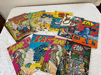 Lot 10 Magazines Robert Crumb Underground Zap Comix + 3 Vintage Comics ...