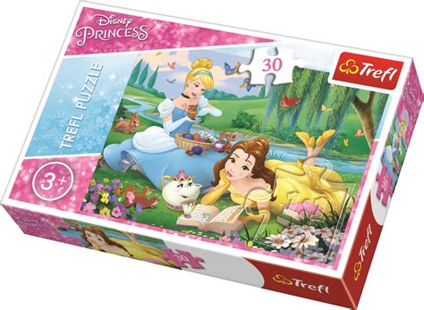 Trefl Puzzle Princess Belle And Cinderella 30 Parça Yapboz - Puzzlesepeti