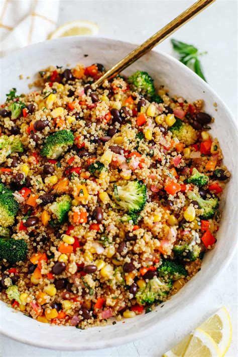 Quinoa Salad Recipe Vegan Thai Quinoa Salad Eat With Clarity