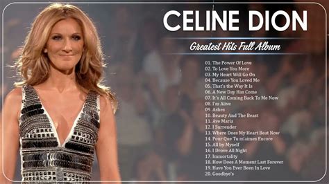 Celine Dion Songs Greatest Hits – Celine Dion Meilleures Chansons ...