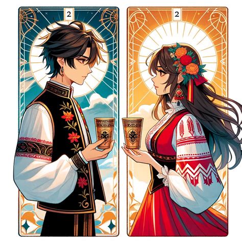 Two of cups: Romanian boy and Bulgarian girl anime by chocolatine13 on ...
