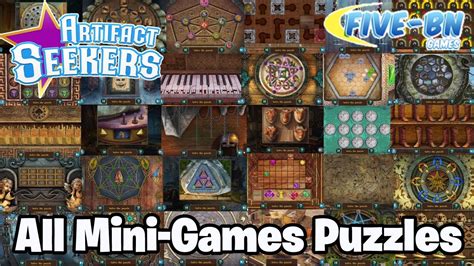 Artifact Seekers ALL MINI-GAMES PUZZLES Gameplay