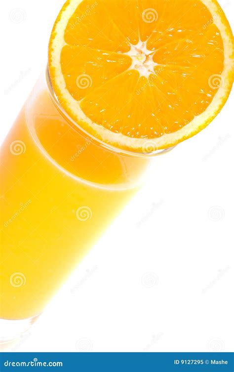 Glace d'orange image stock. Image du juteux, citron, manger - 9127295