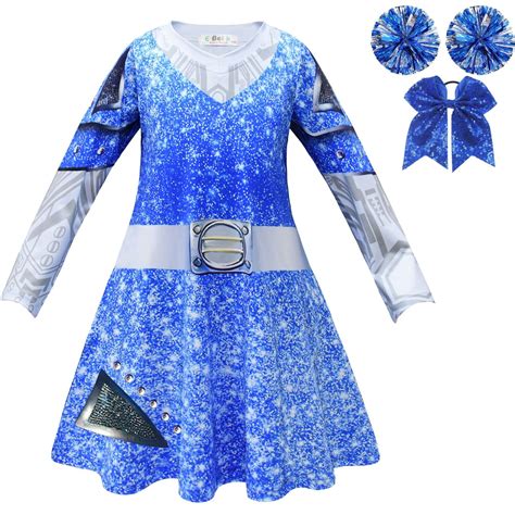 Cheerleading Outfit for Girls Long Sleeve Uniform Cheerleader Costume ...