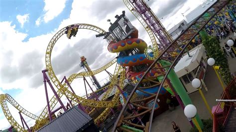Green Scream front seat on-ride HD POV Adventure Island