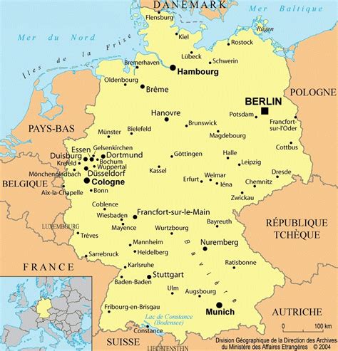 Allemagne : cartes et informations sur le pays