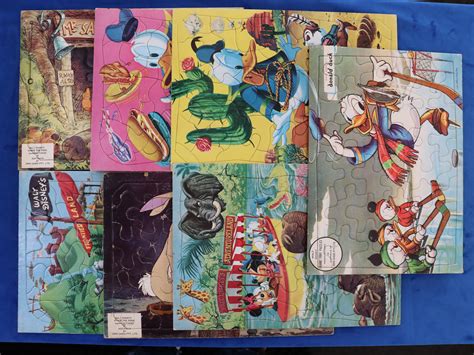 Lot - SEVEN CA. 1970 WALT DISNEY 'FRAME TRAY' JIGSAW PUZZLES PUBLISHED ...