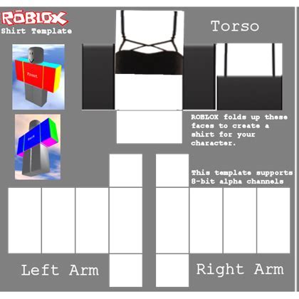 Roblox Crop Top Shading Template