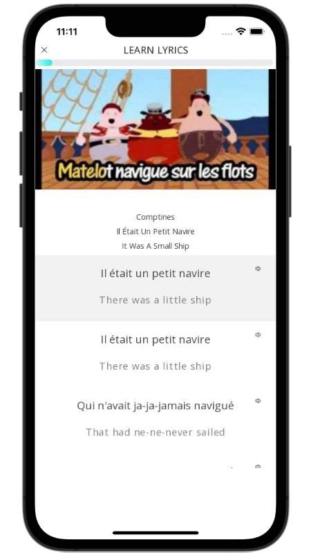 Comptines Il Était Un Petit Navire Lyrics English Translation