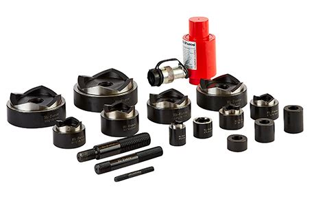 10 tonne capacity hydraulic knockout punch kit