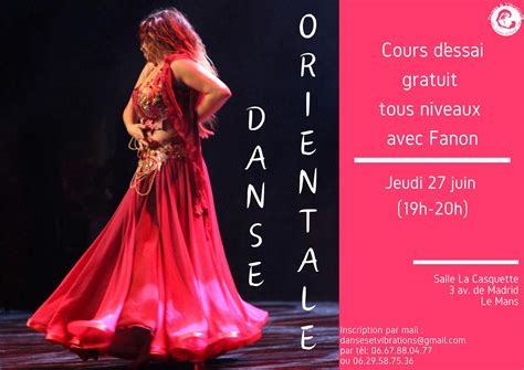 Cours d'essai Danse Orientale - Danses & Vibrations Cours de danses du ...